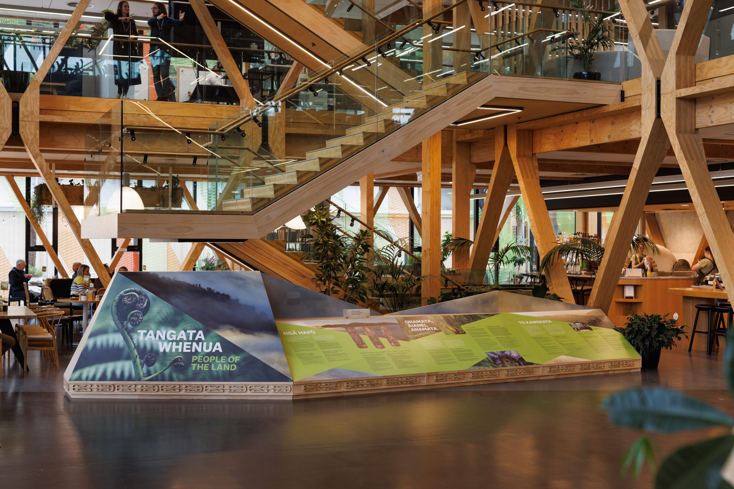 An interpretive installation designed and produced by Gibson International